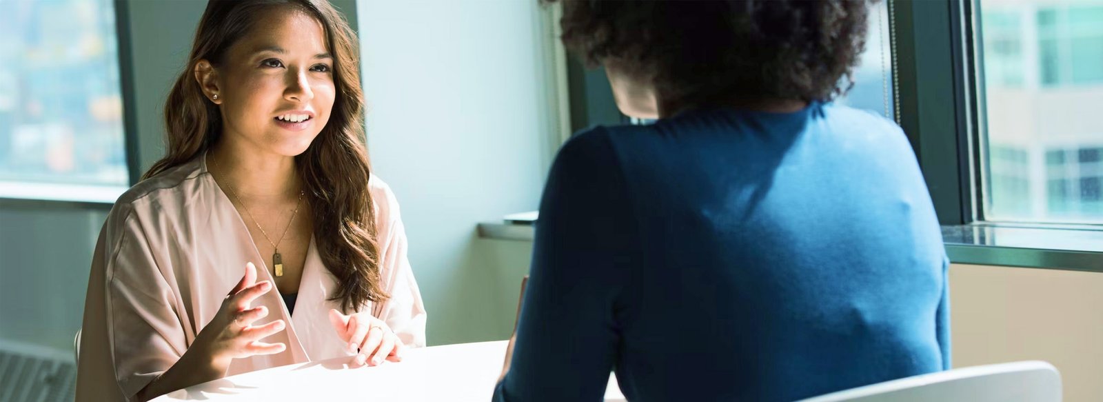 Two Women in a Meeting 1 Two Women in a Meeting 1